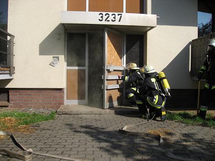 Wohnungsbrand Mietshaus